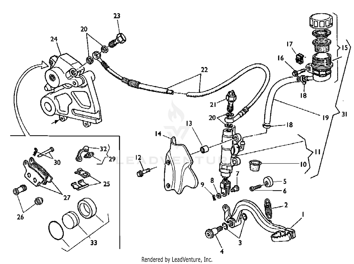 Rear Hydraulic Brake