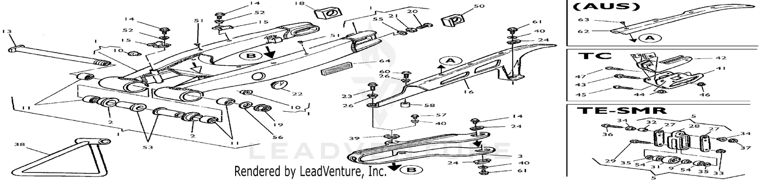 Real Swing Arm-Fourche Arriere