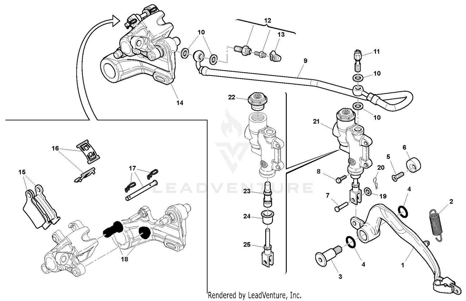 Rear Hydraulic Brake