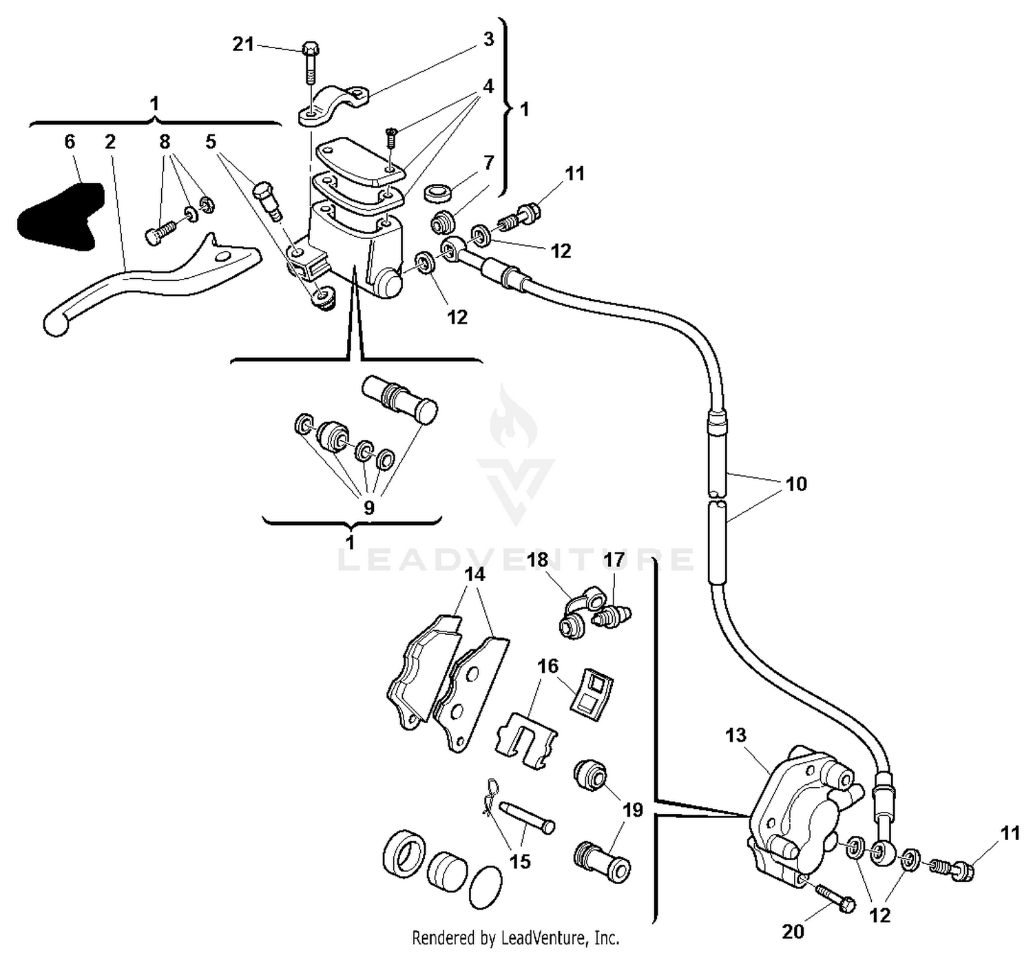 Front Hydraulic Brake