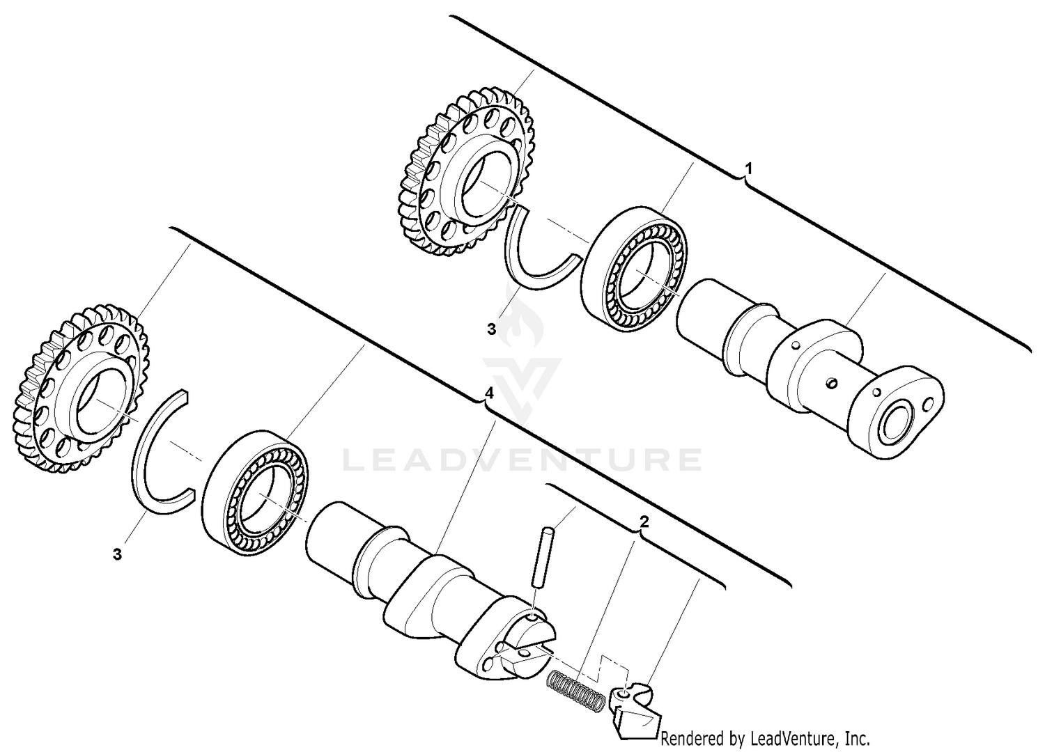 Intake-Exhaust Camshaft