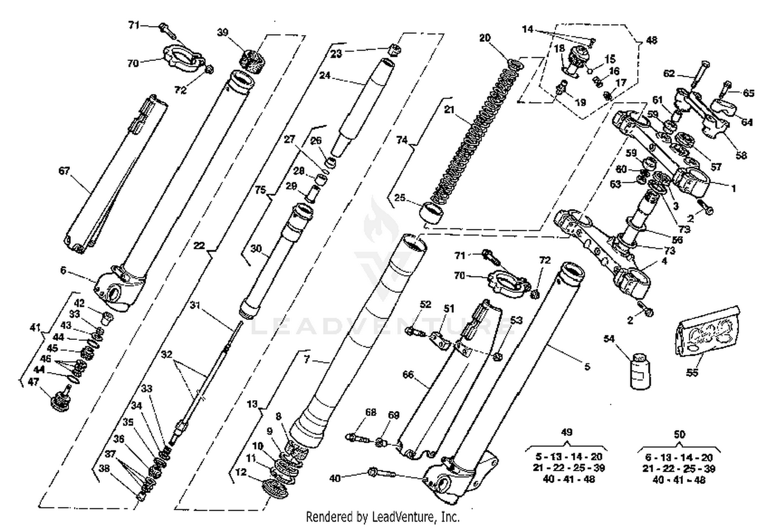Front Fork Assembly