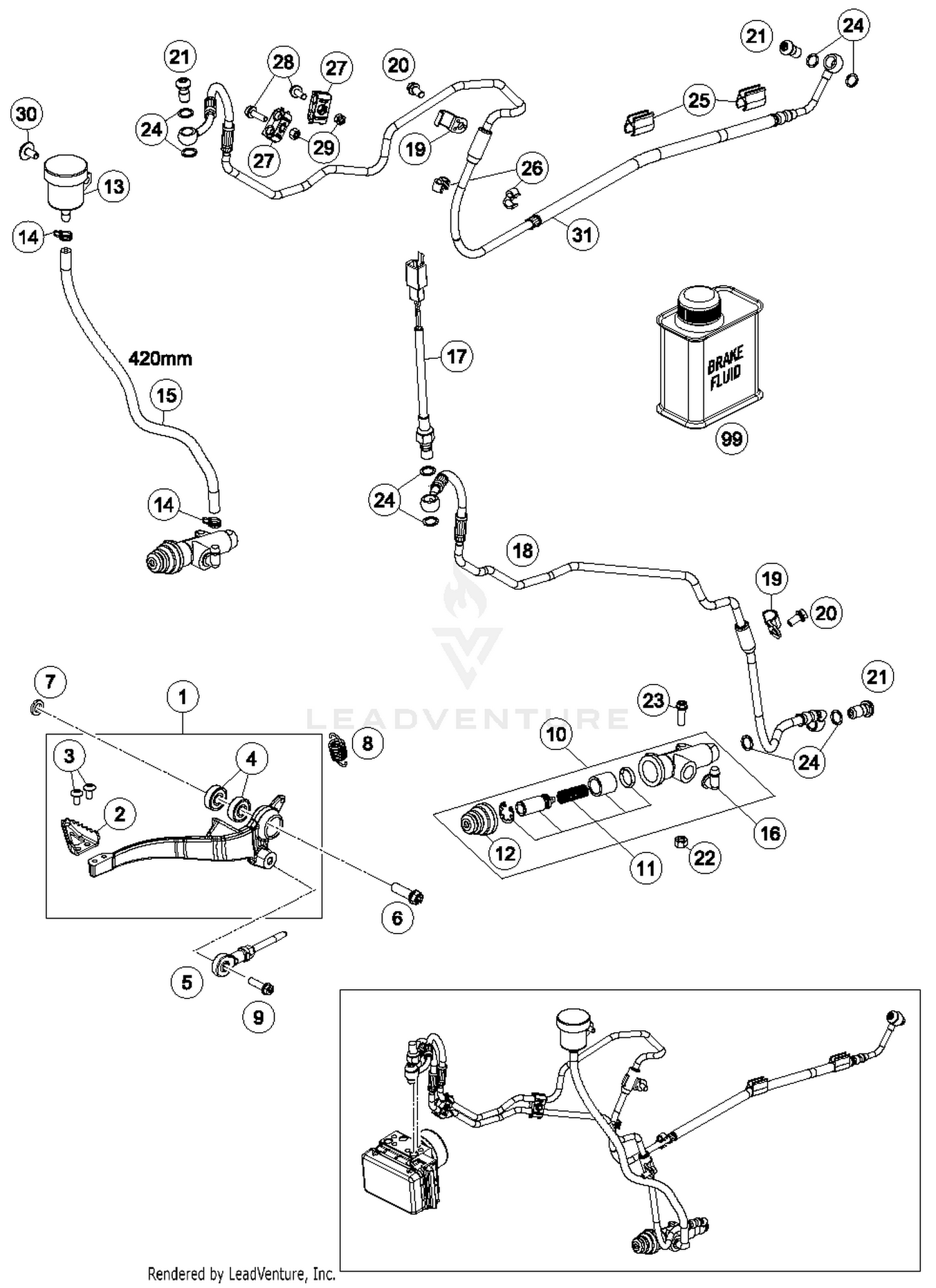 Rear Brake Control