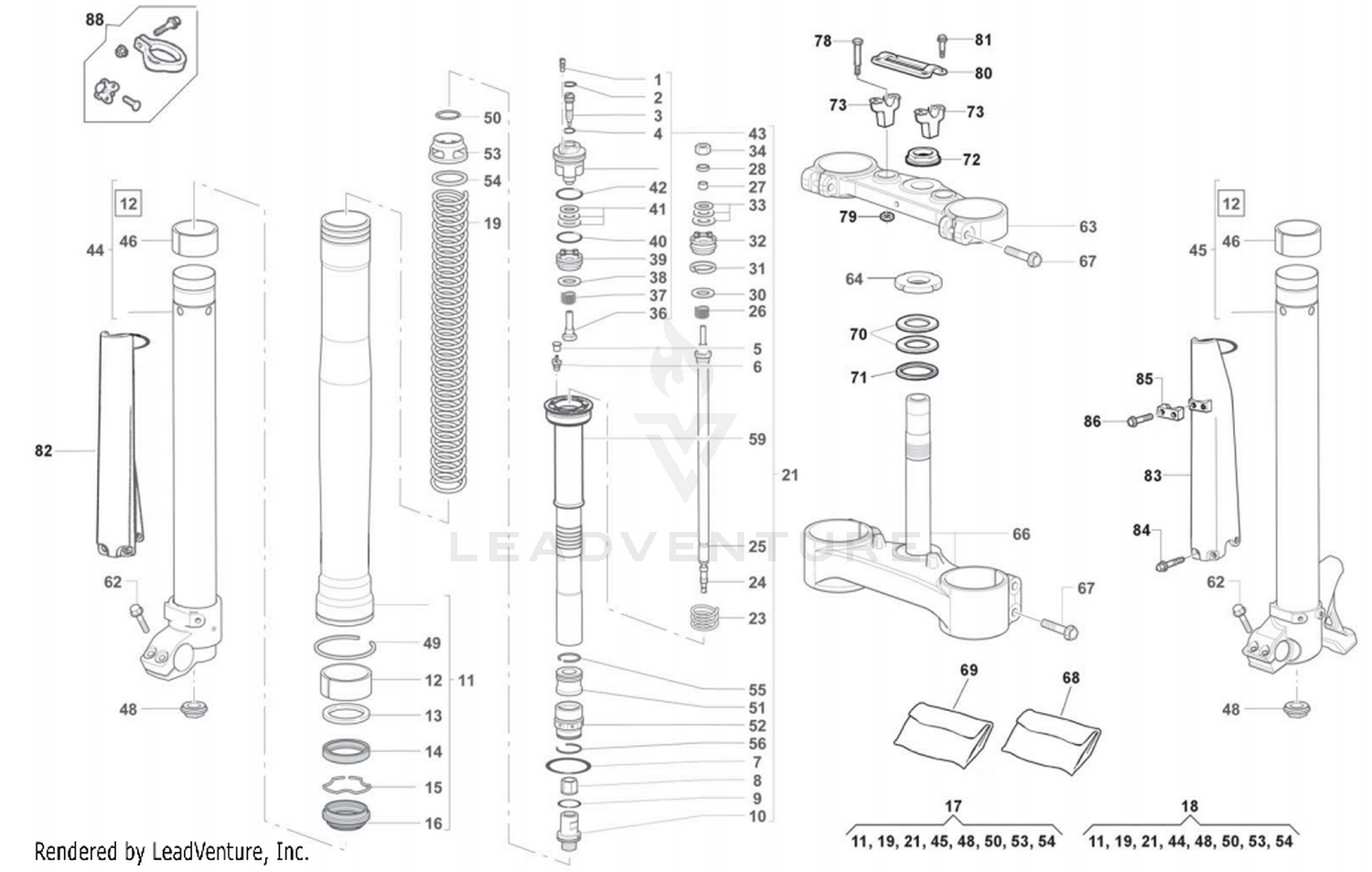 Front Fork Assembly