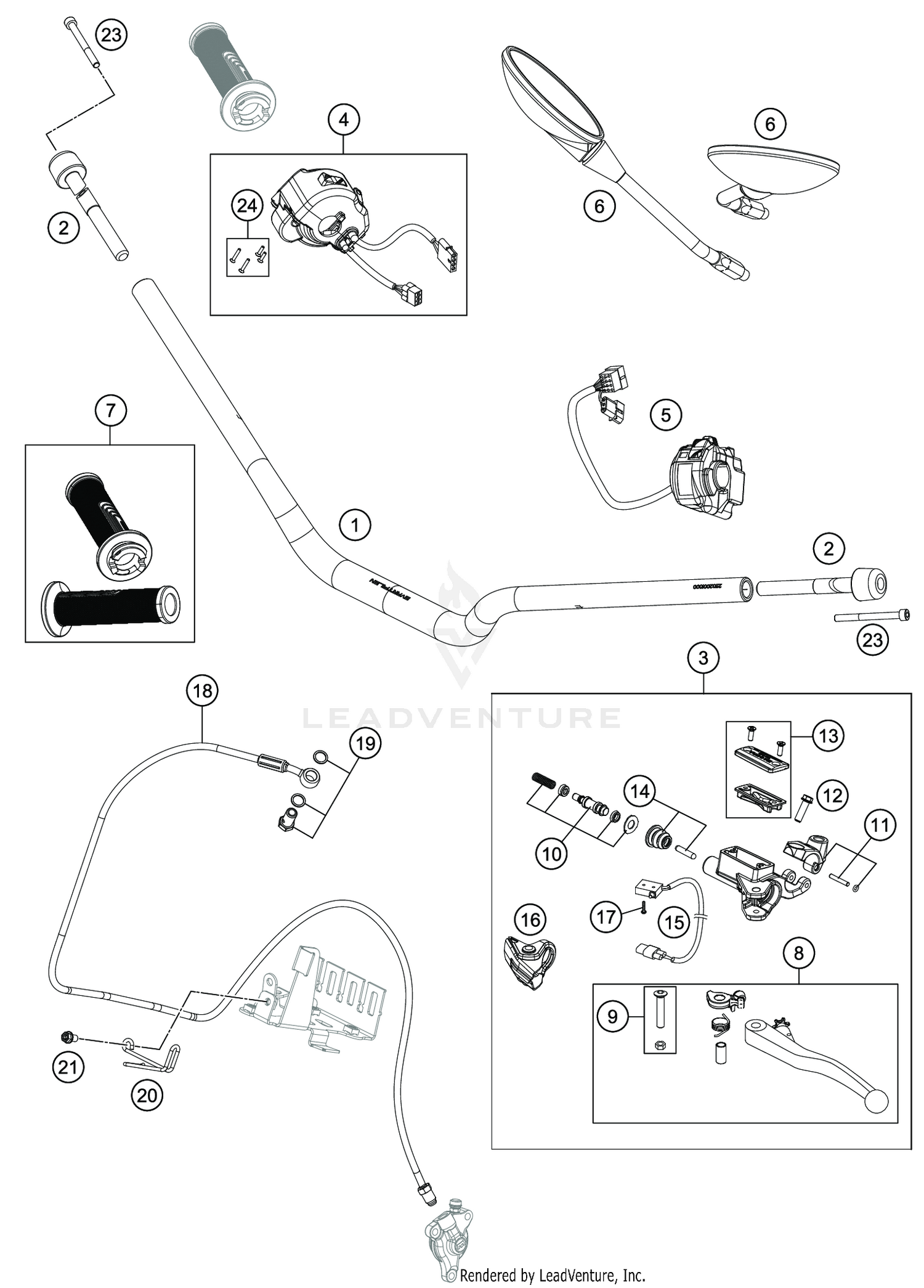 HANDLEBAR, CONTROLS