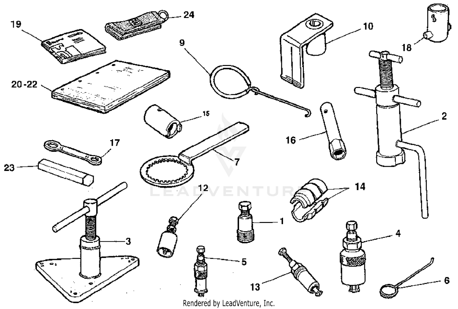 Service Tools, Manuals And Catalogs