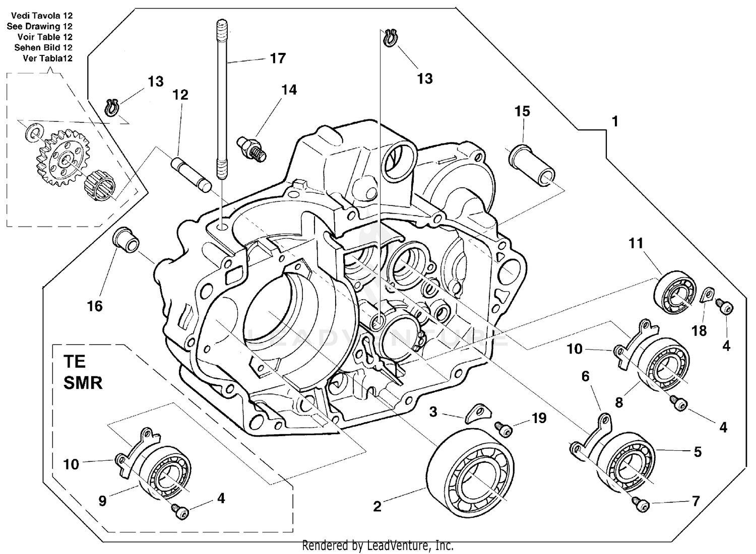 R.H. Half Crankcase