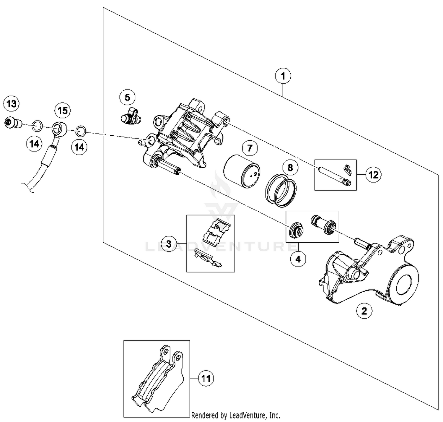 Brake Caliper Rear
