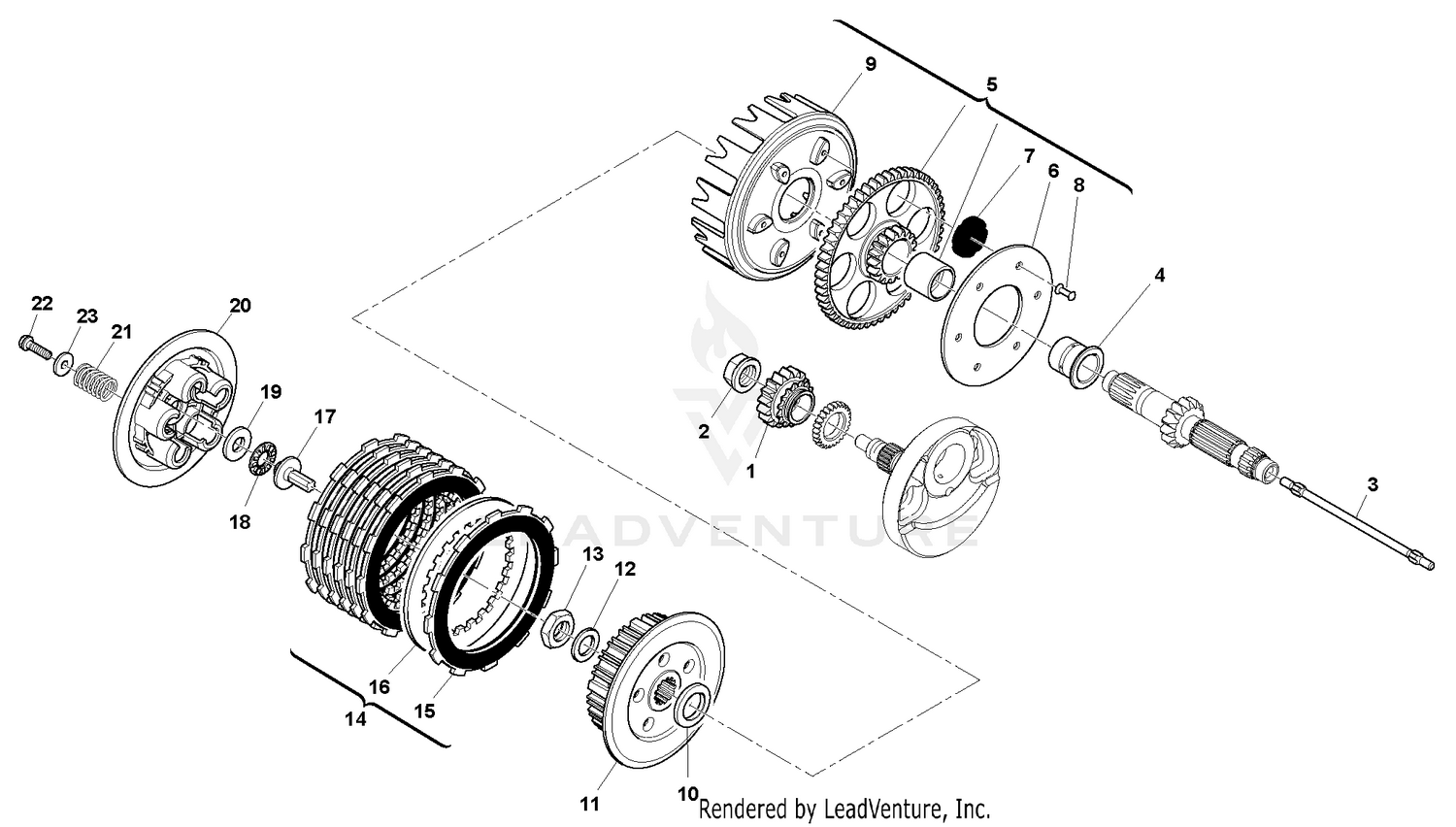 Primary Drive, Clutch