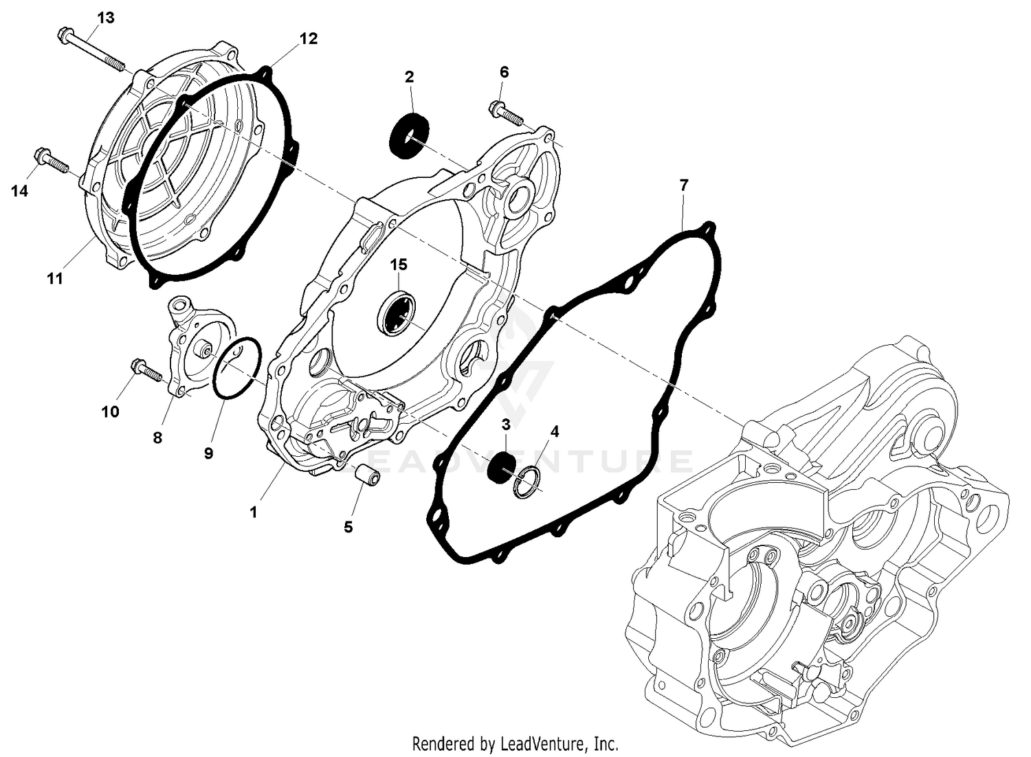 R.H. Half Crankcase Covers