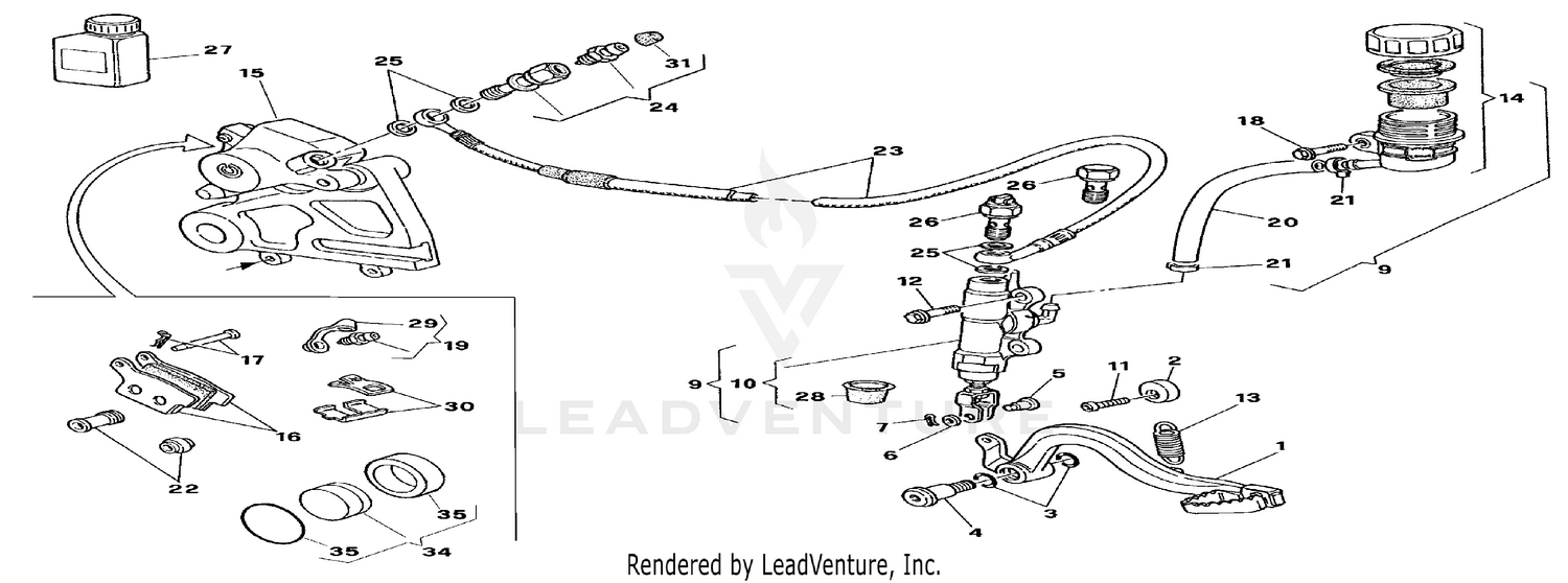 Rear Hydraulic Brake
