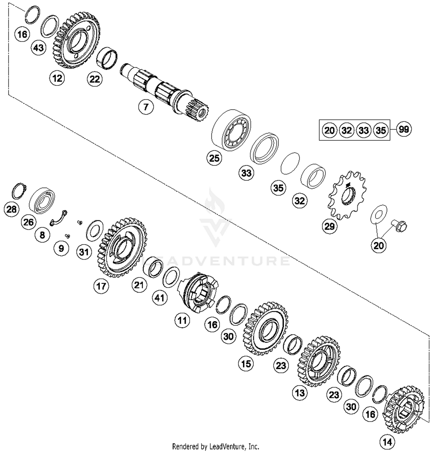 Transmission Il - Countershaft