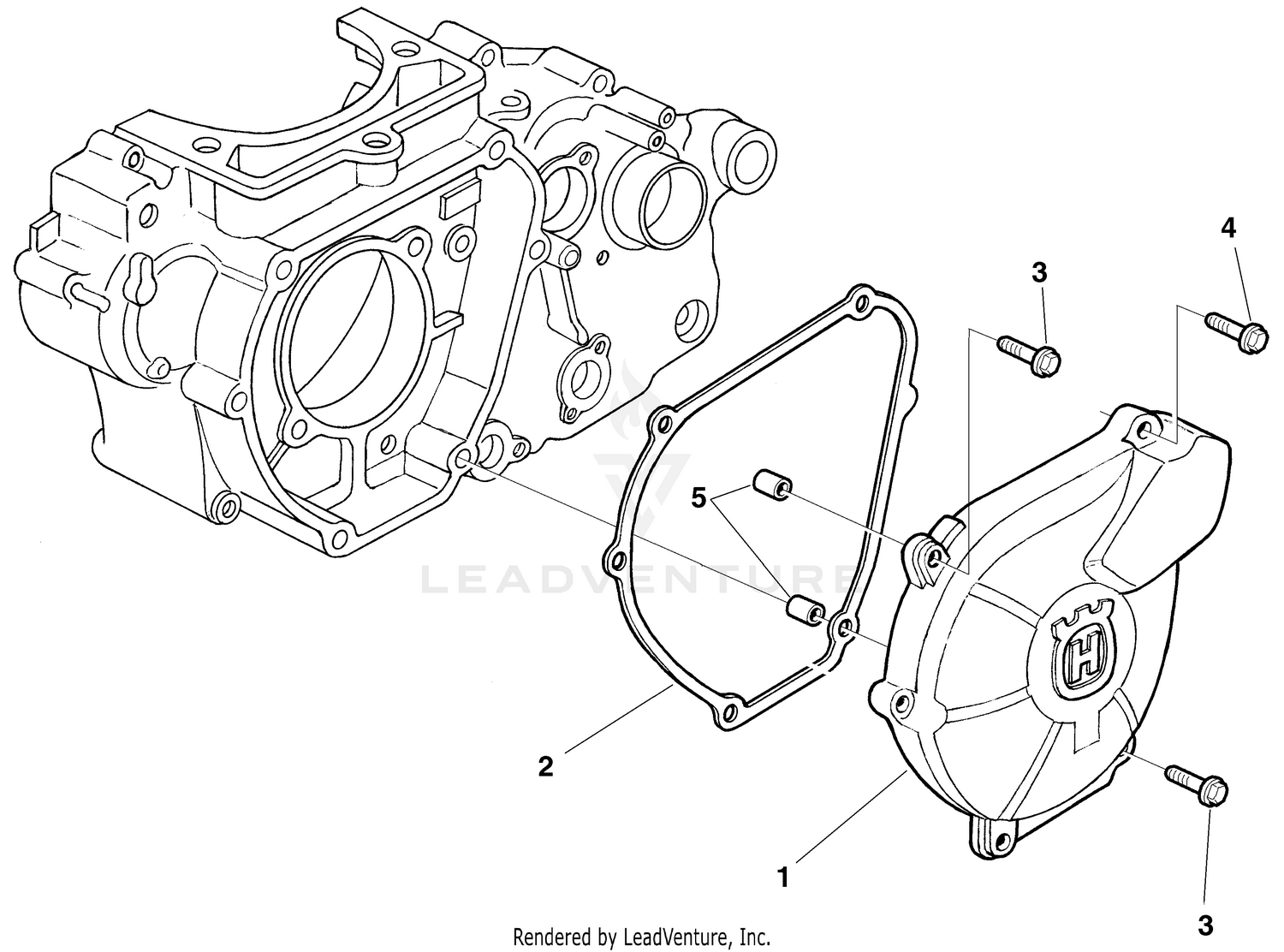 L.H. Half Crankcase Covers