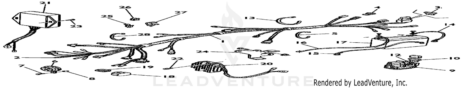 Main Wiring Harness, Electrical Parts