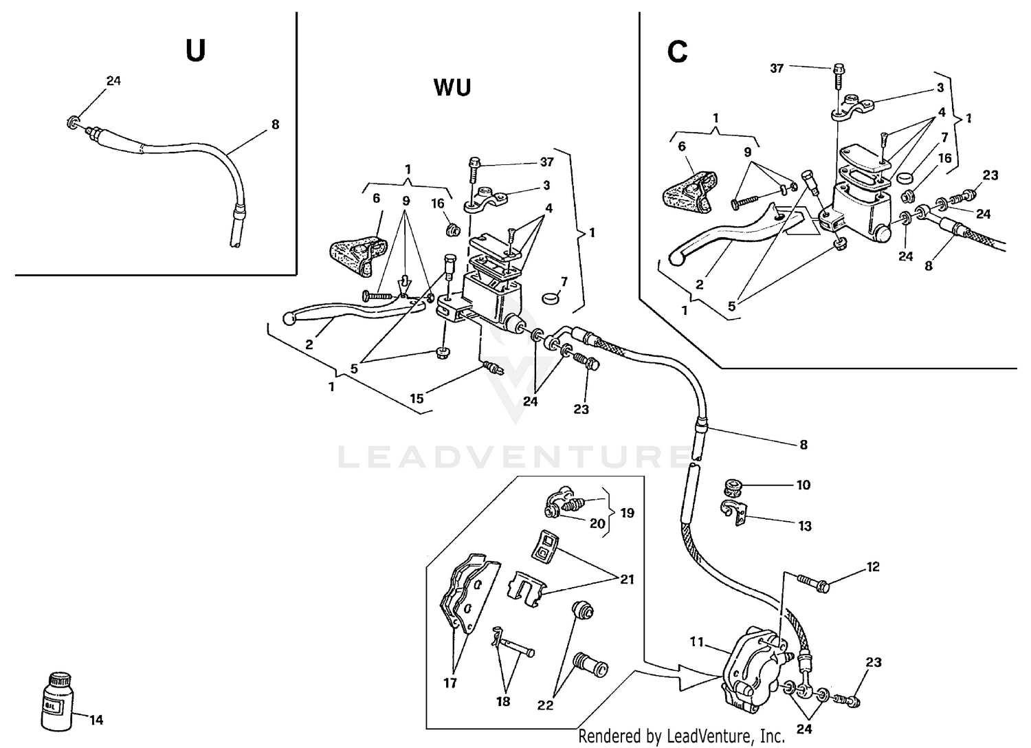 Front Hydraulic Brake