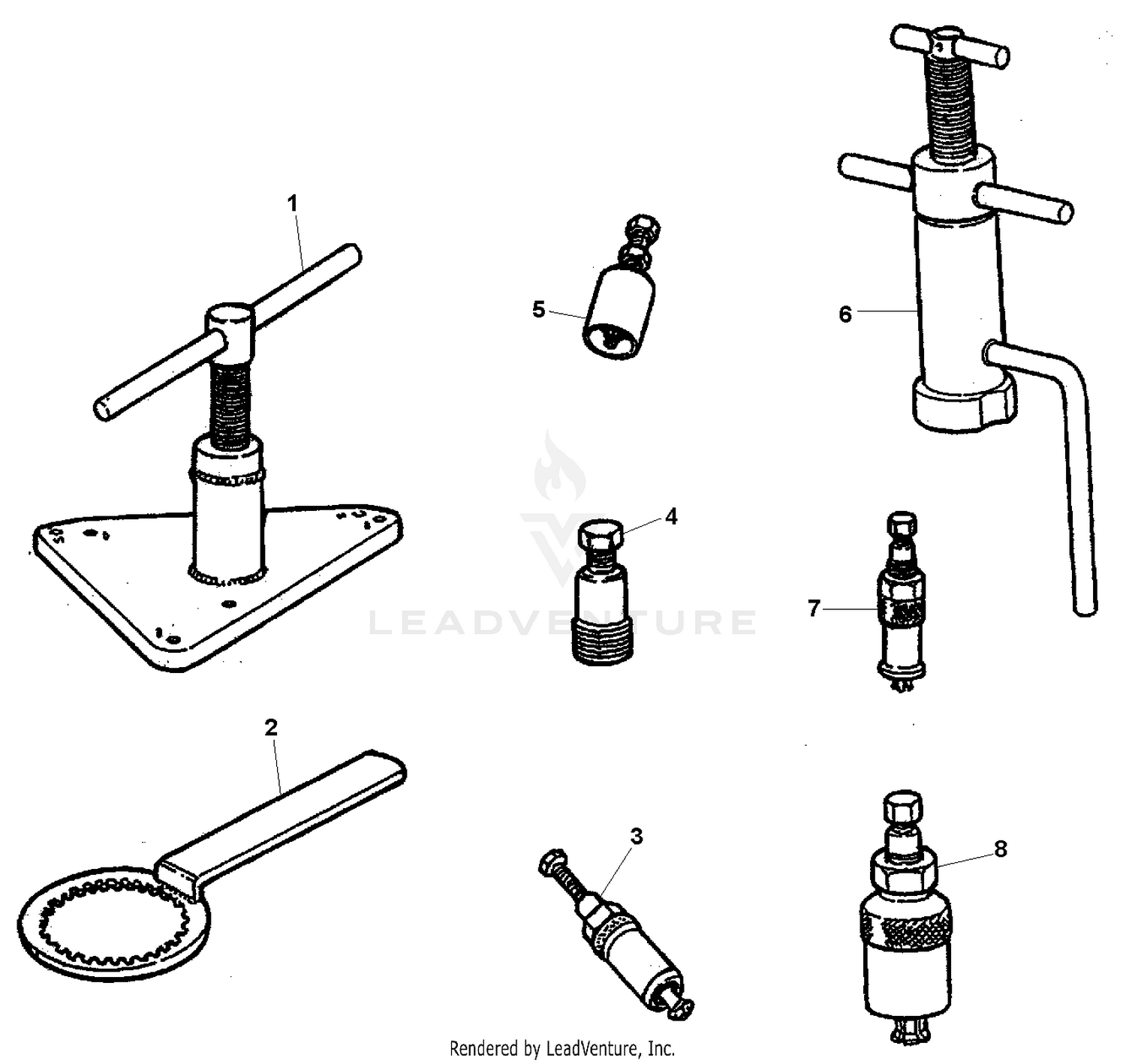 Service Tools, Manuals and Catalogs