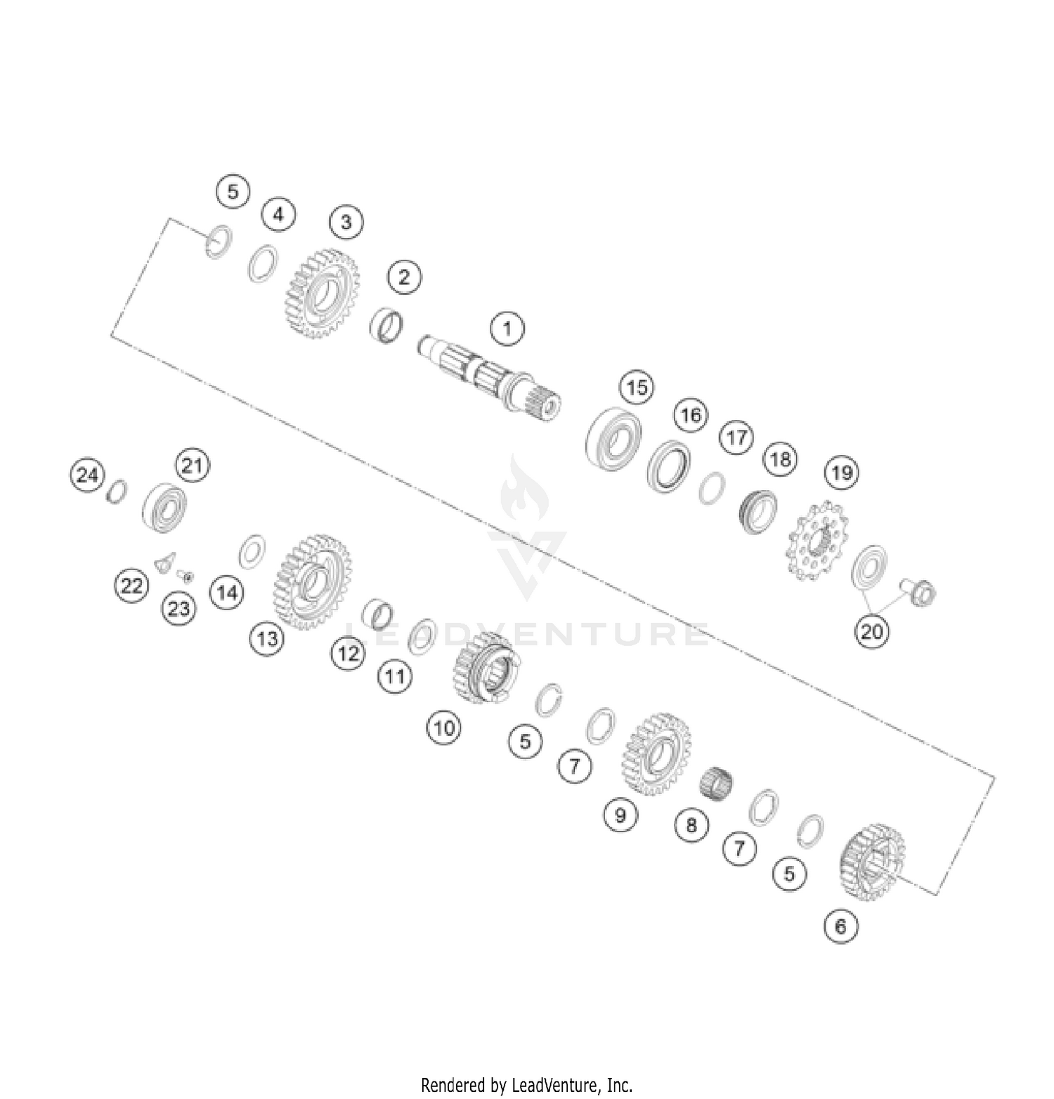 TRANSMISSION II - COUNTERSHAFT