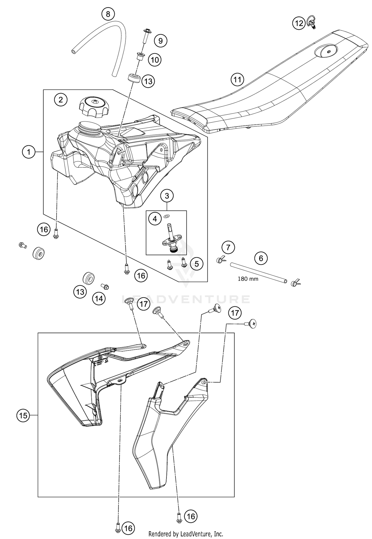 TANK, SEAT