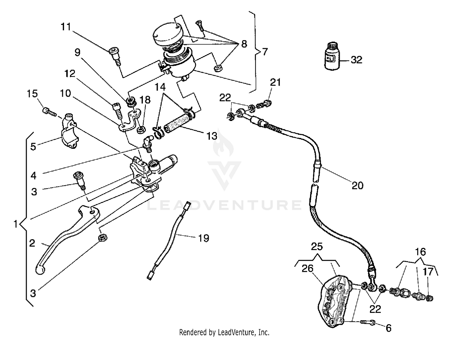 Front Hydraulic Brake