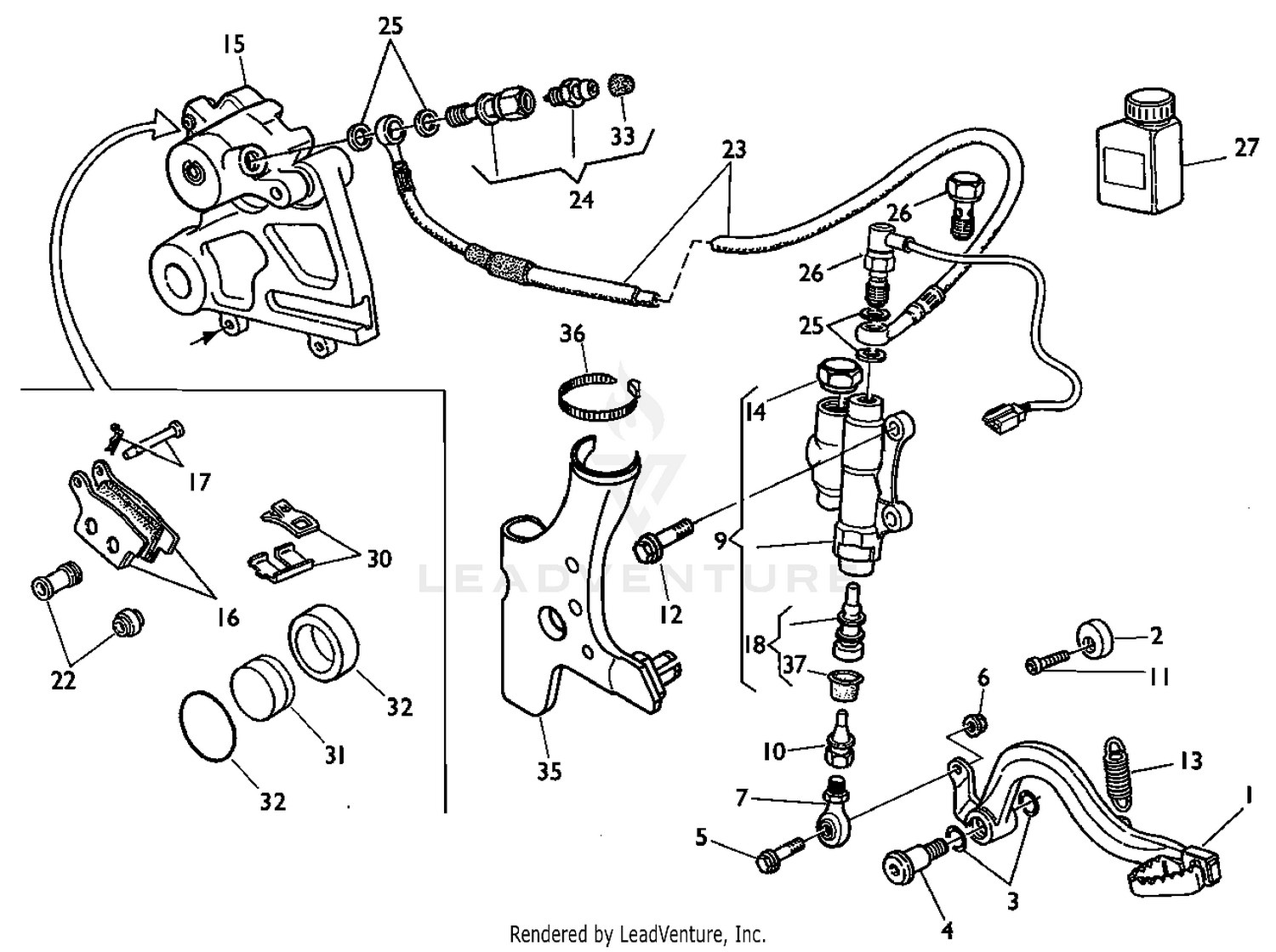Rear Hydraulic Brake