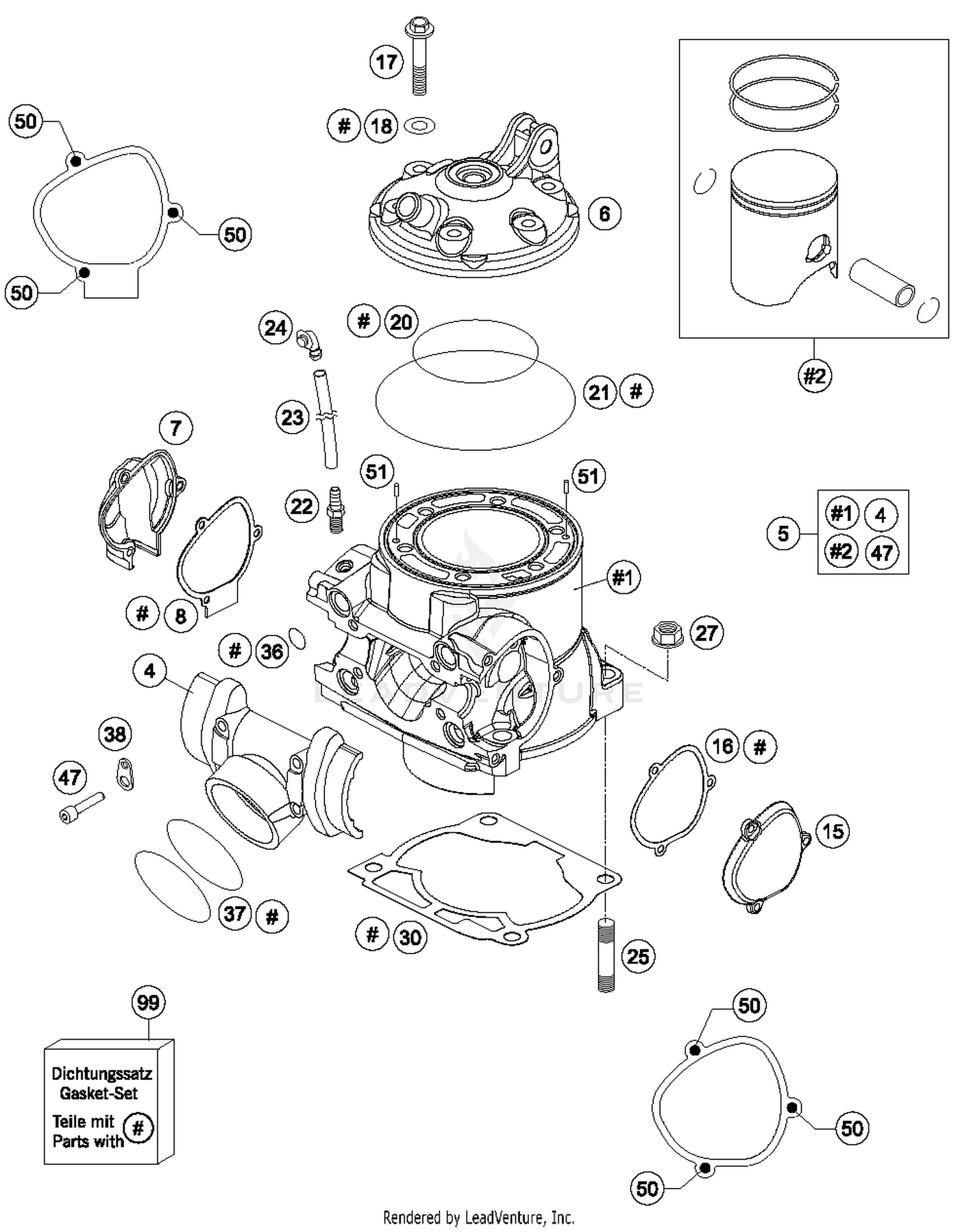 Cylinder, Crlinder Head