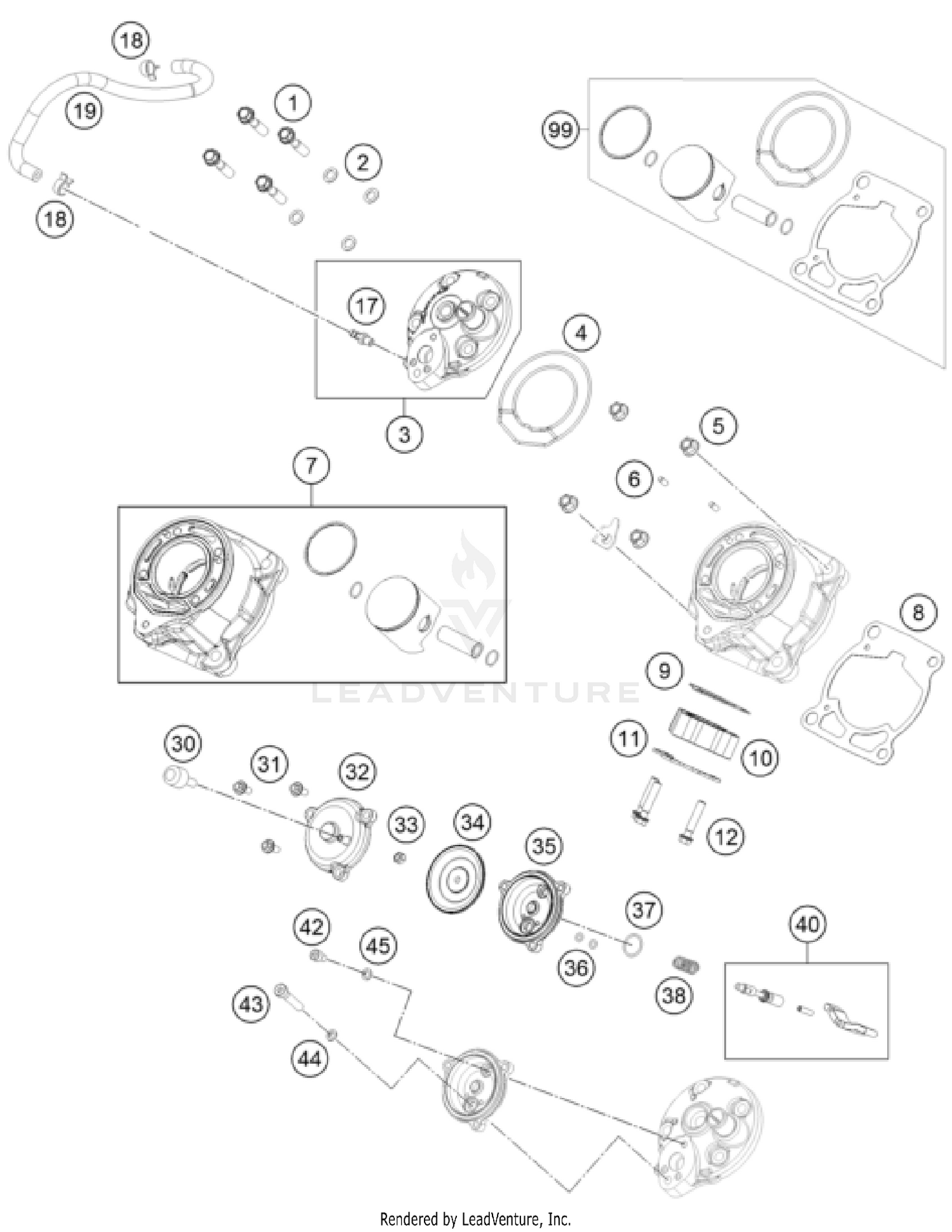 CYLINDER, CYLINDER HEAD