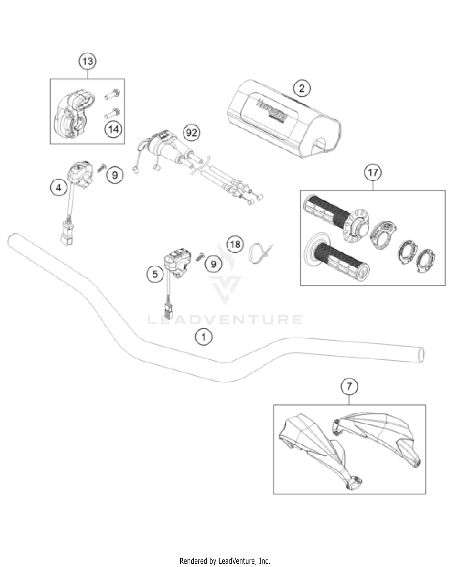 HANDLEBAR, CONTROLS