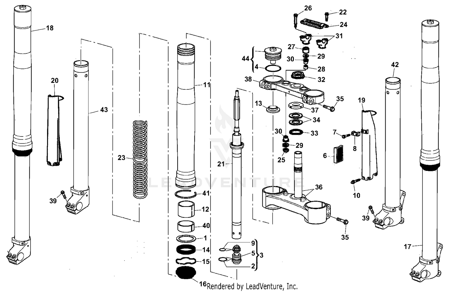 Front Fork Assembly