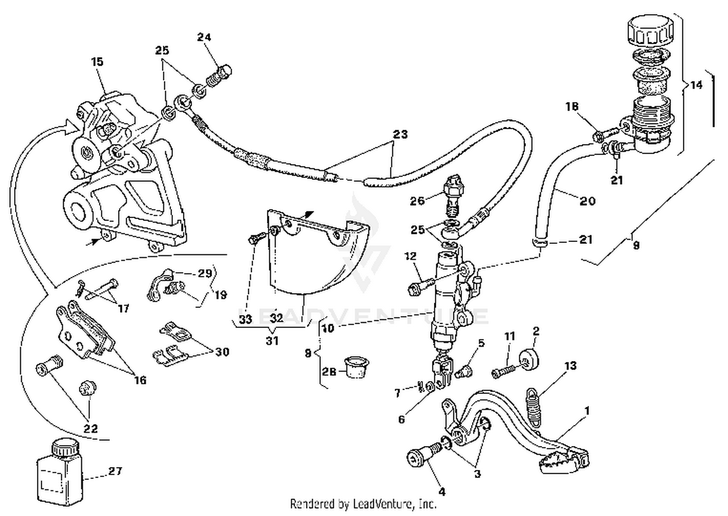 Rear Hydraulic Brake