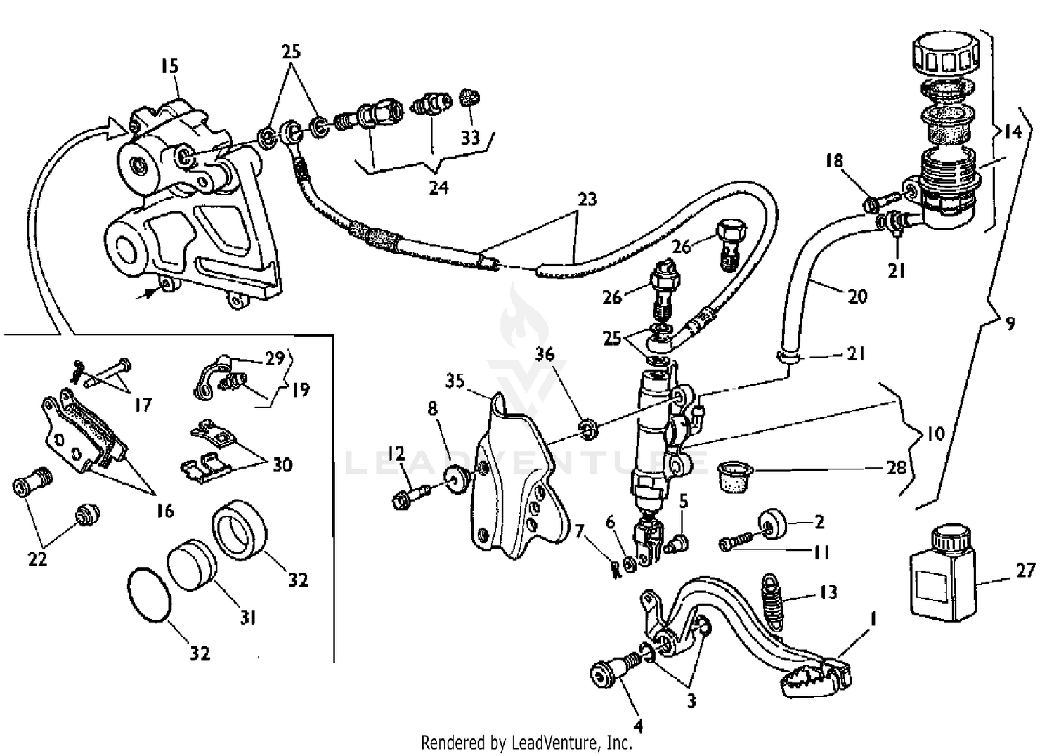 Rear Hydraulic Brake