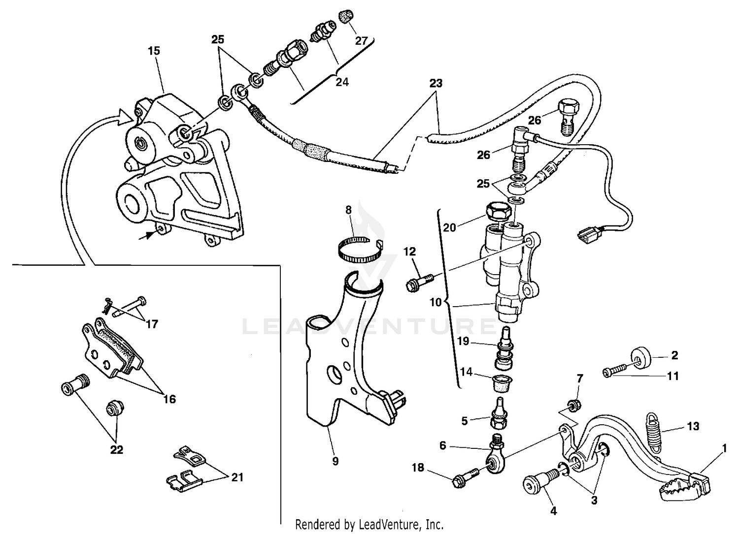 Rear Hydraulic Brake