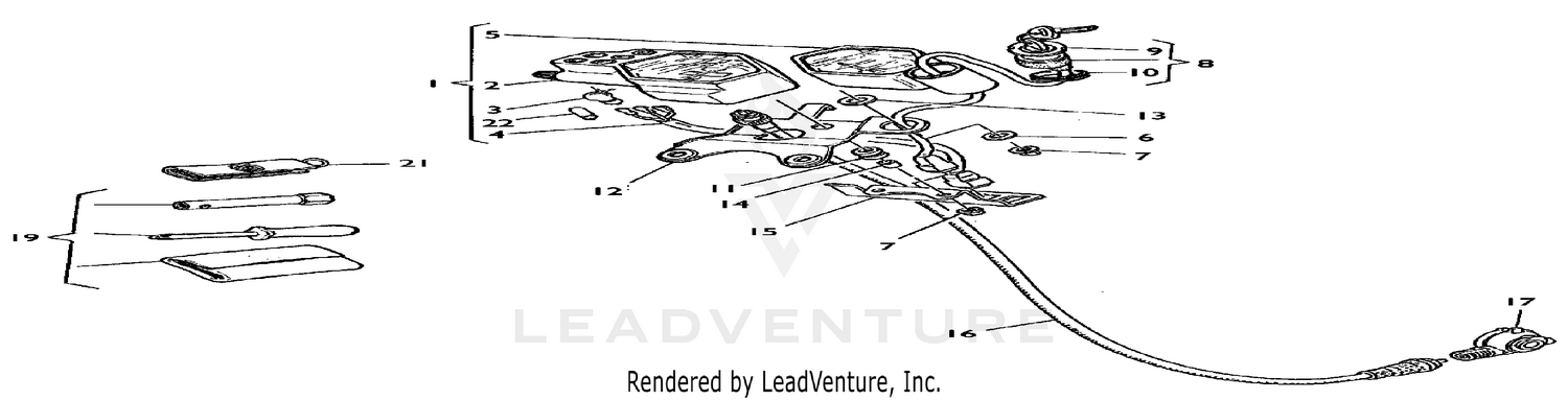 Speedometer, Tools Bag