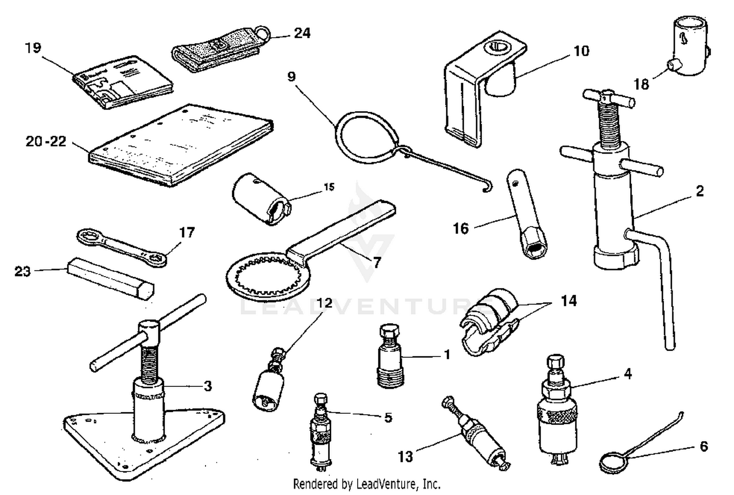 Service Tools, Manuals and Catalogs