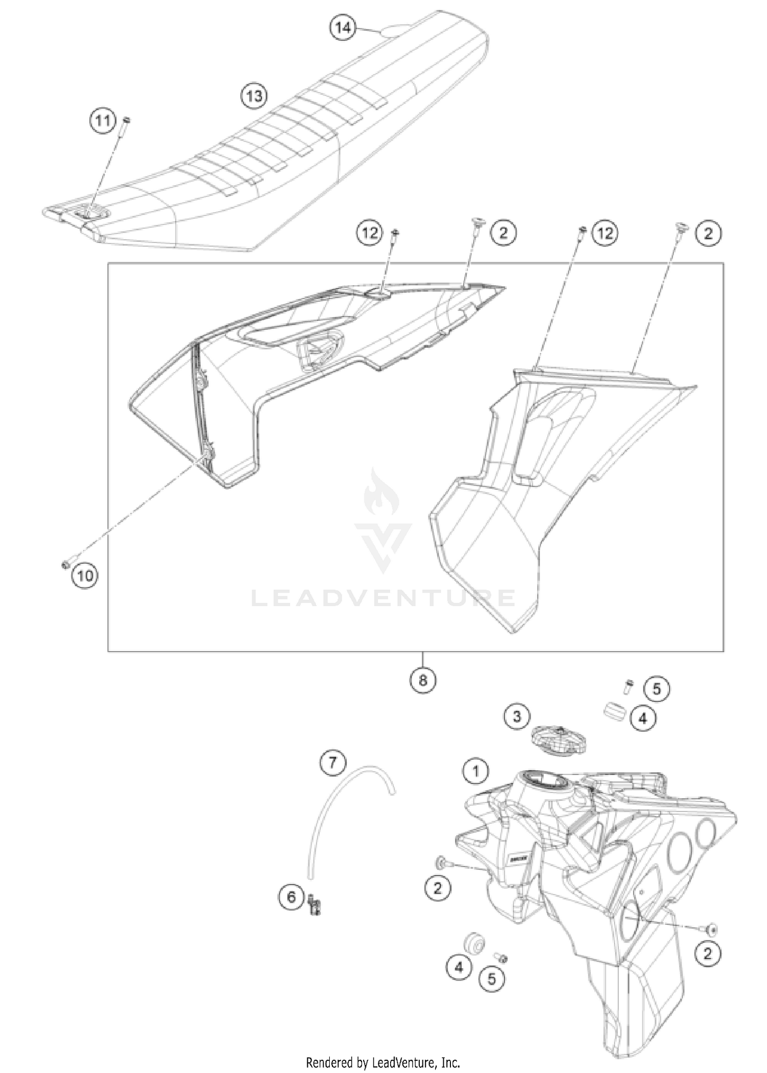 TANK, SEAT