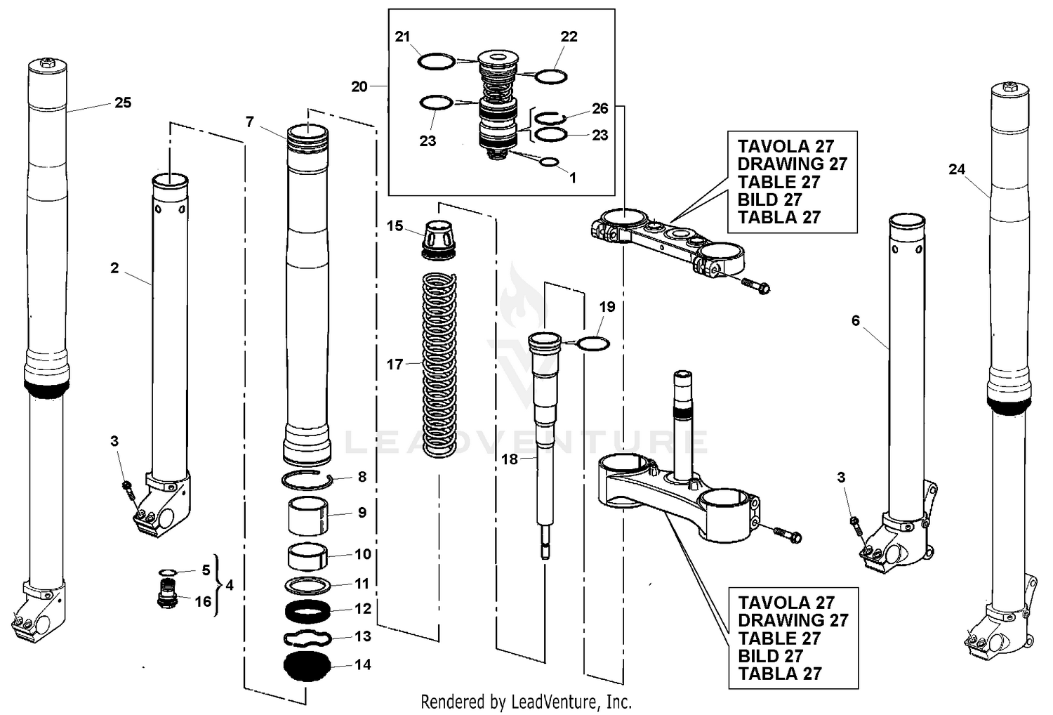 Front Fork Assembly 2/2