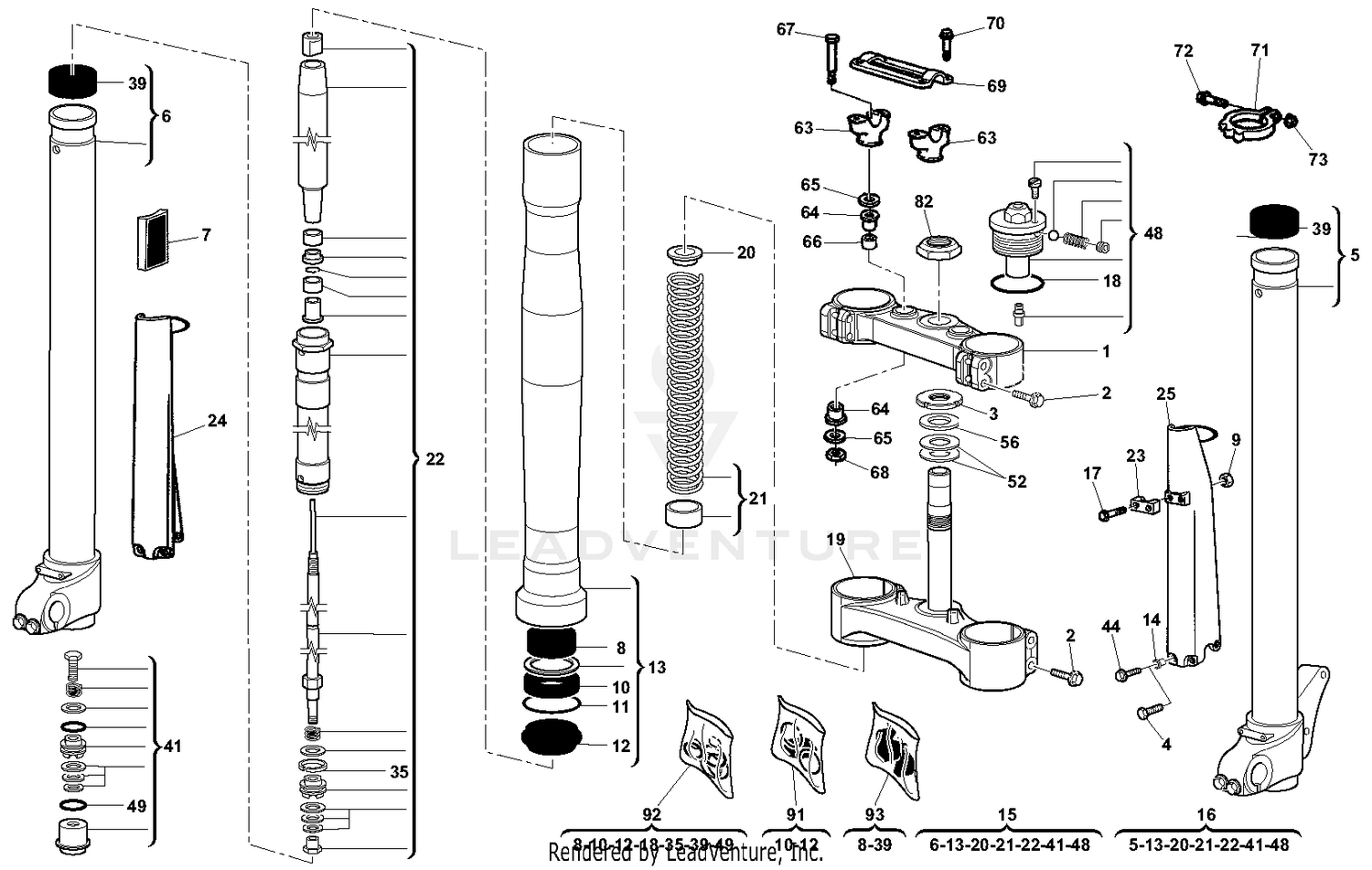 Front Fork Assembly