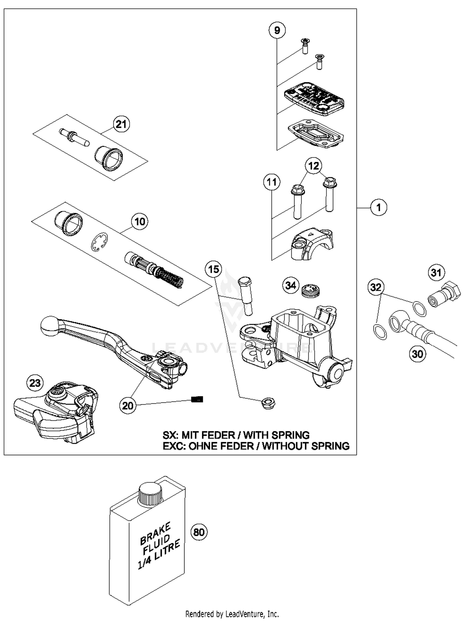 Hand Brake Cylinder