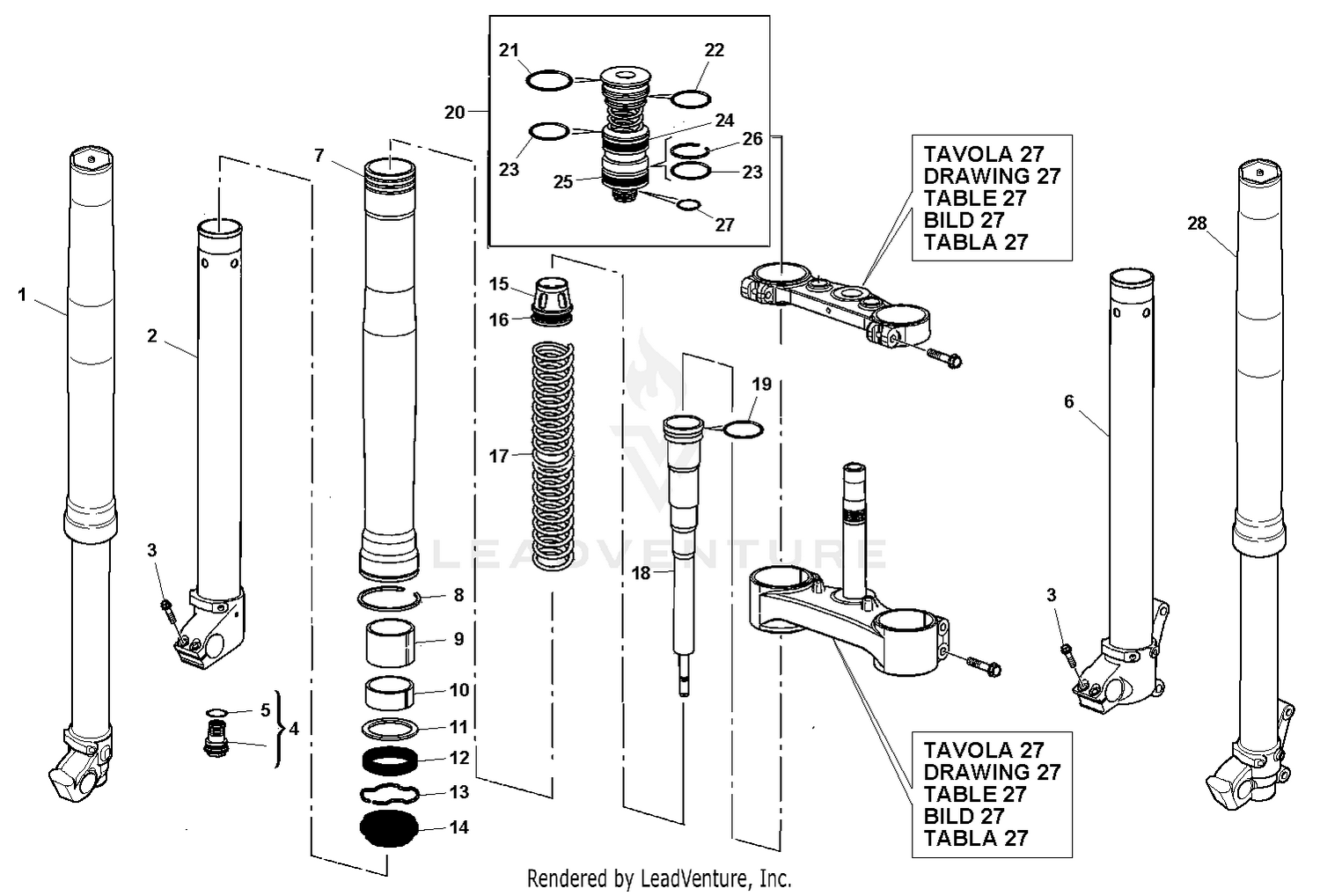 Front Fork Assembly 2/2