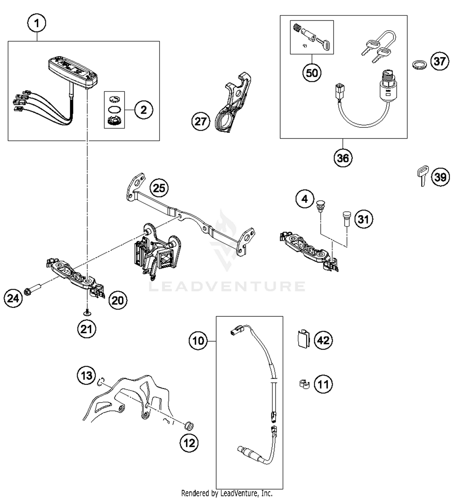 Instruments/Lock system