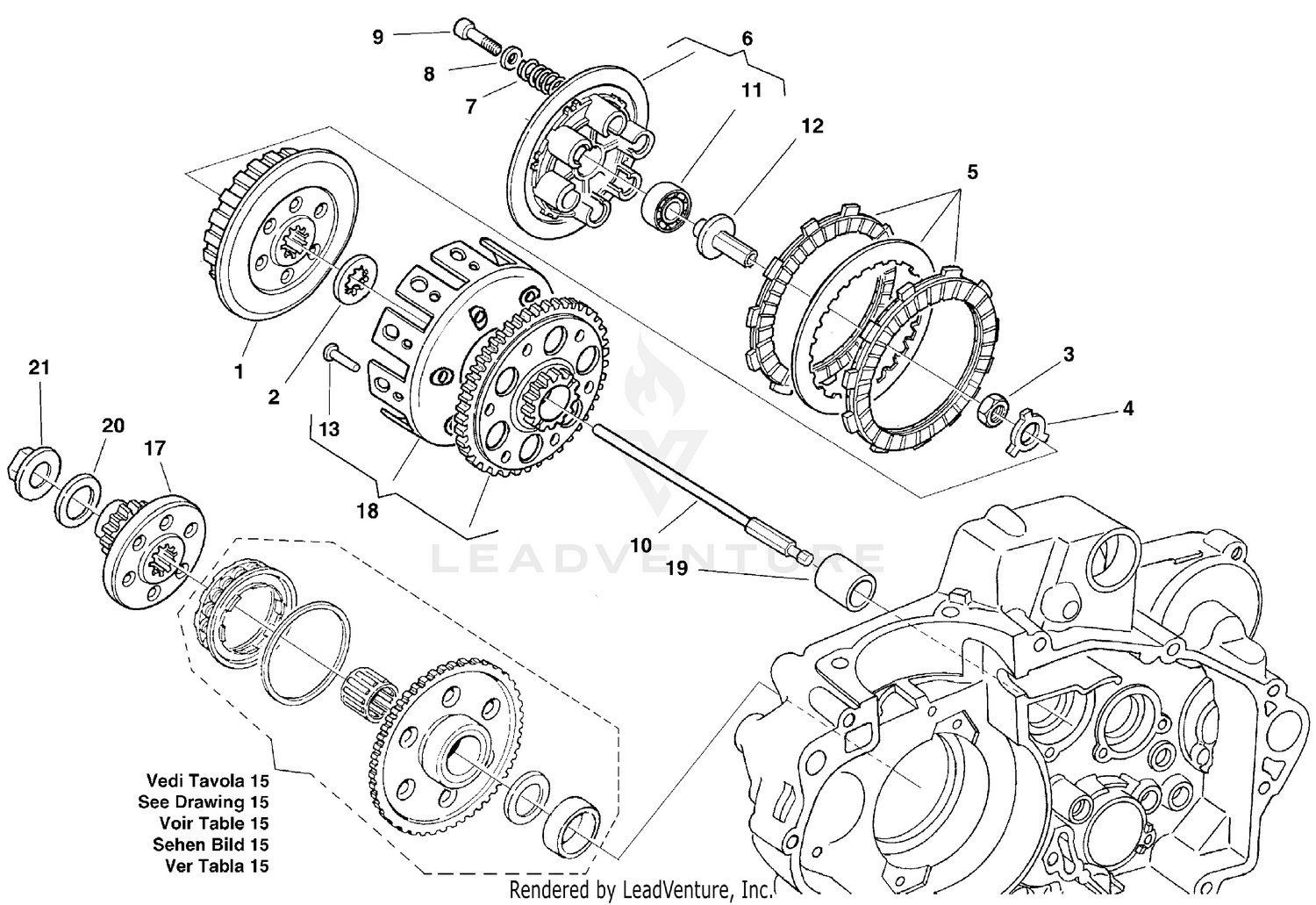 Primary Drive, Clutch