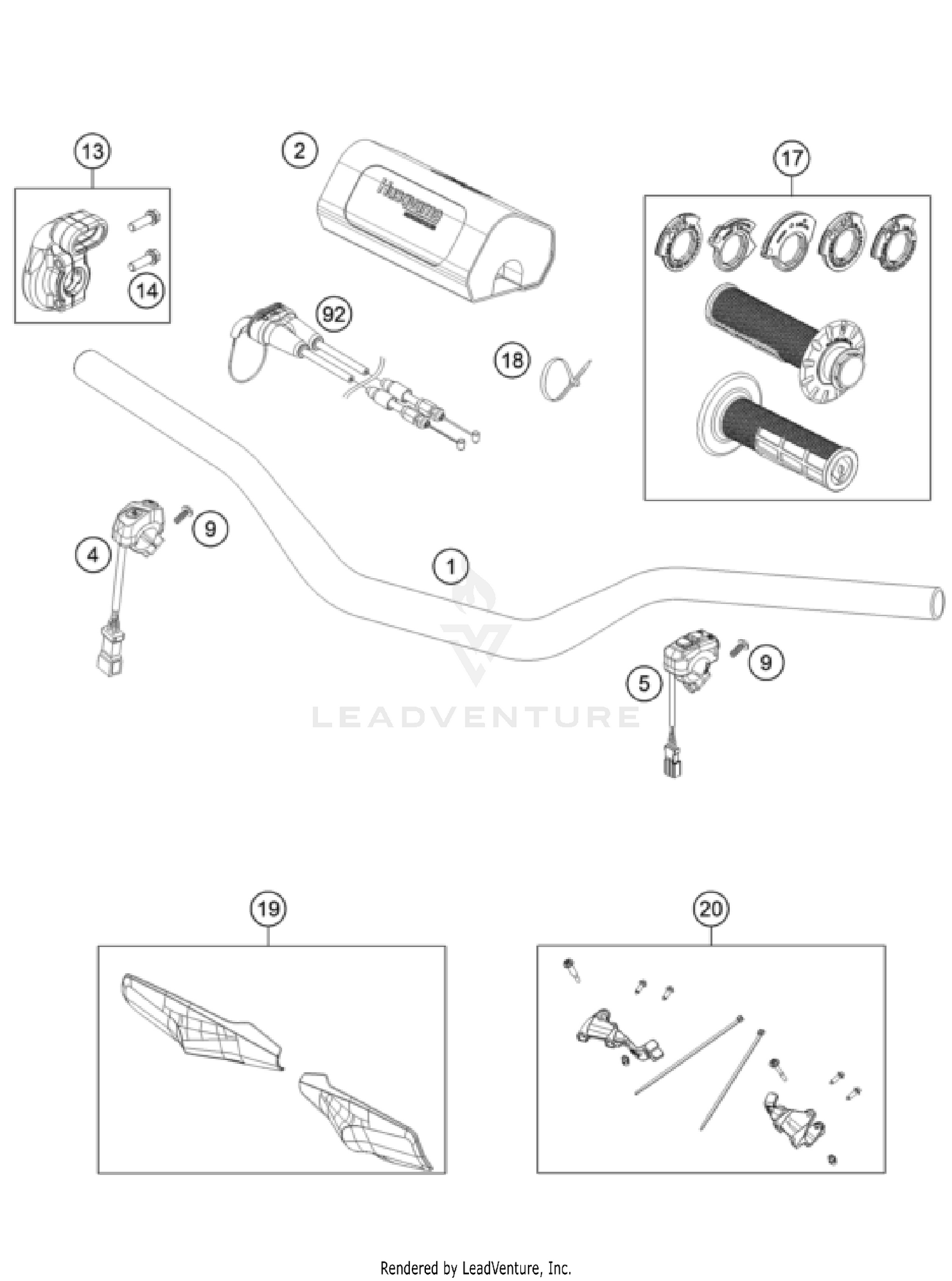 HANDLEBAR, CONTROLS