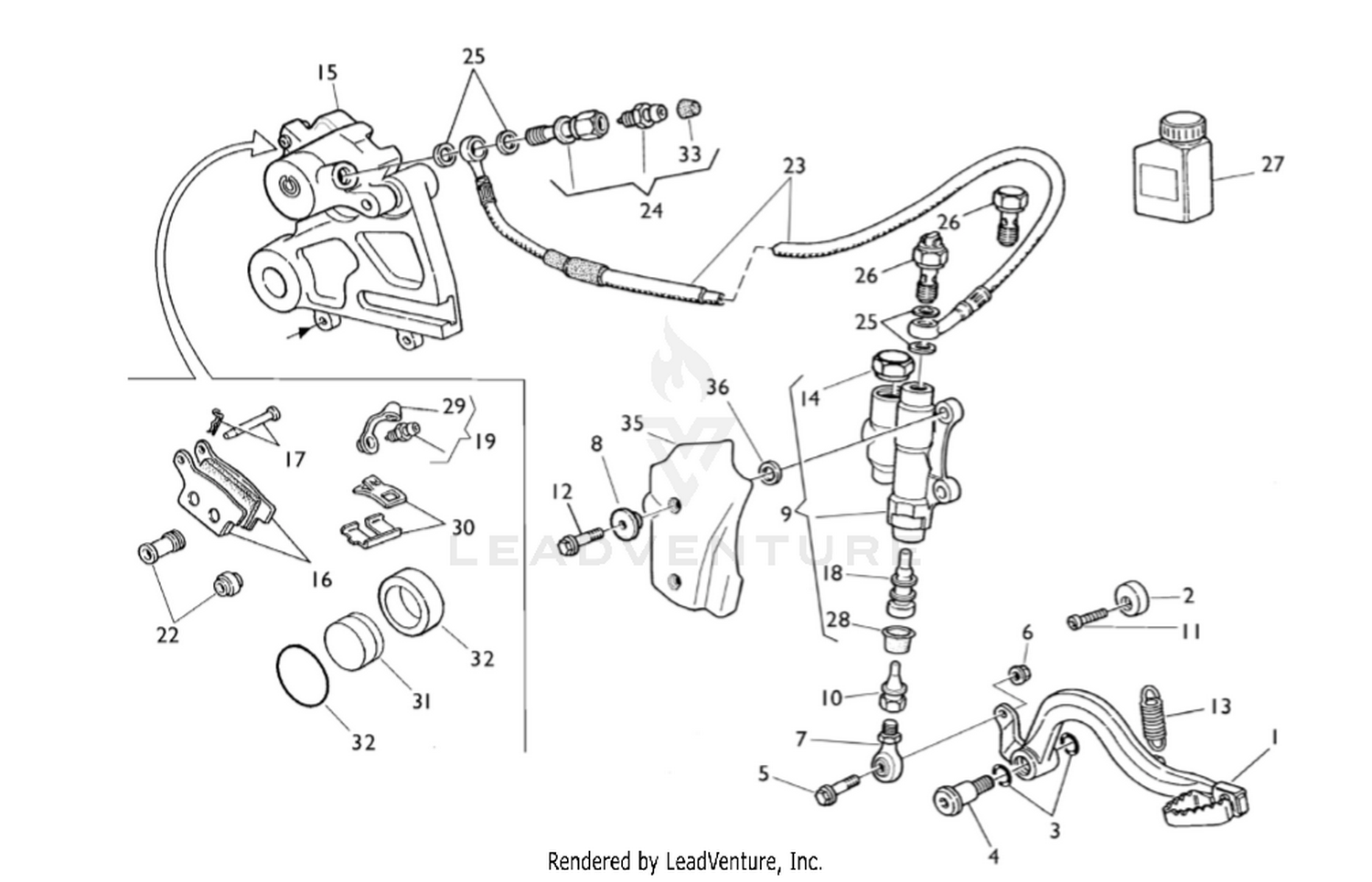 Rear Hydraulic Brake