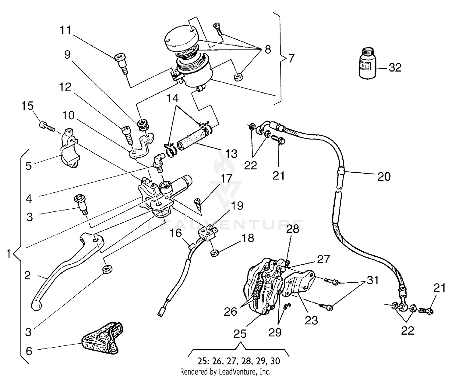 Front Hydraulic Brake