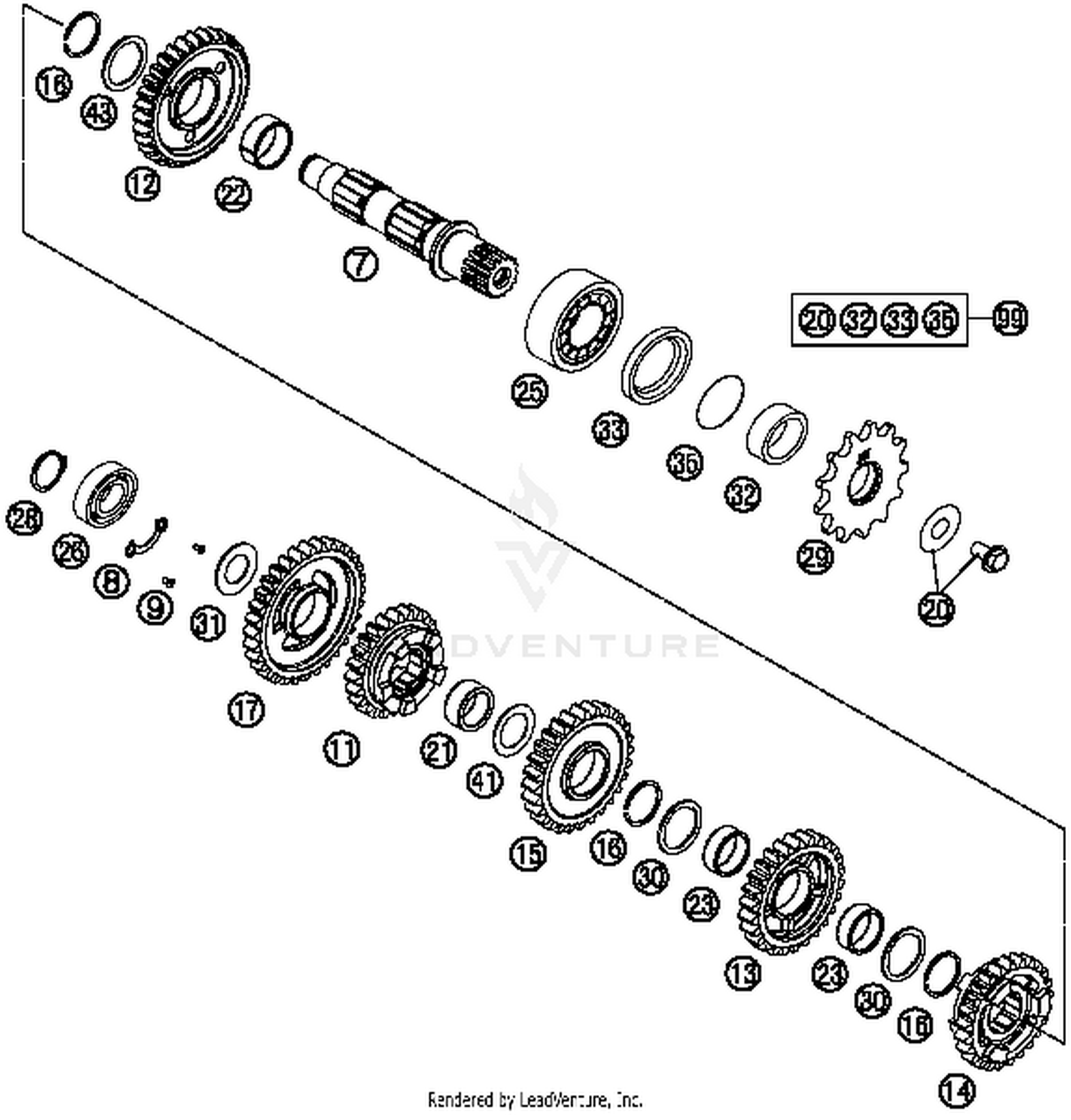 Transmission Il - Countershaft