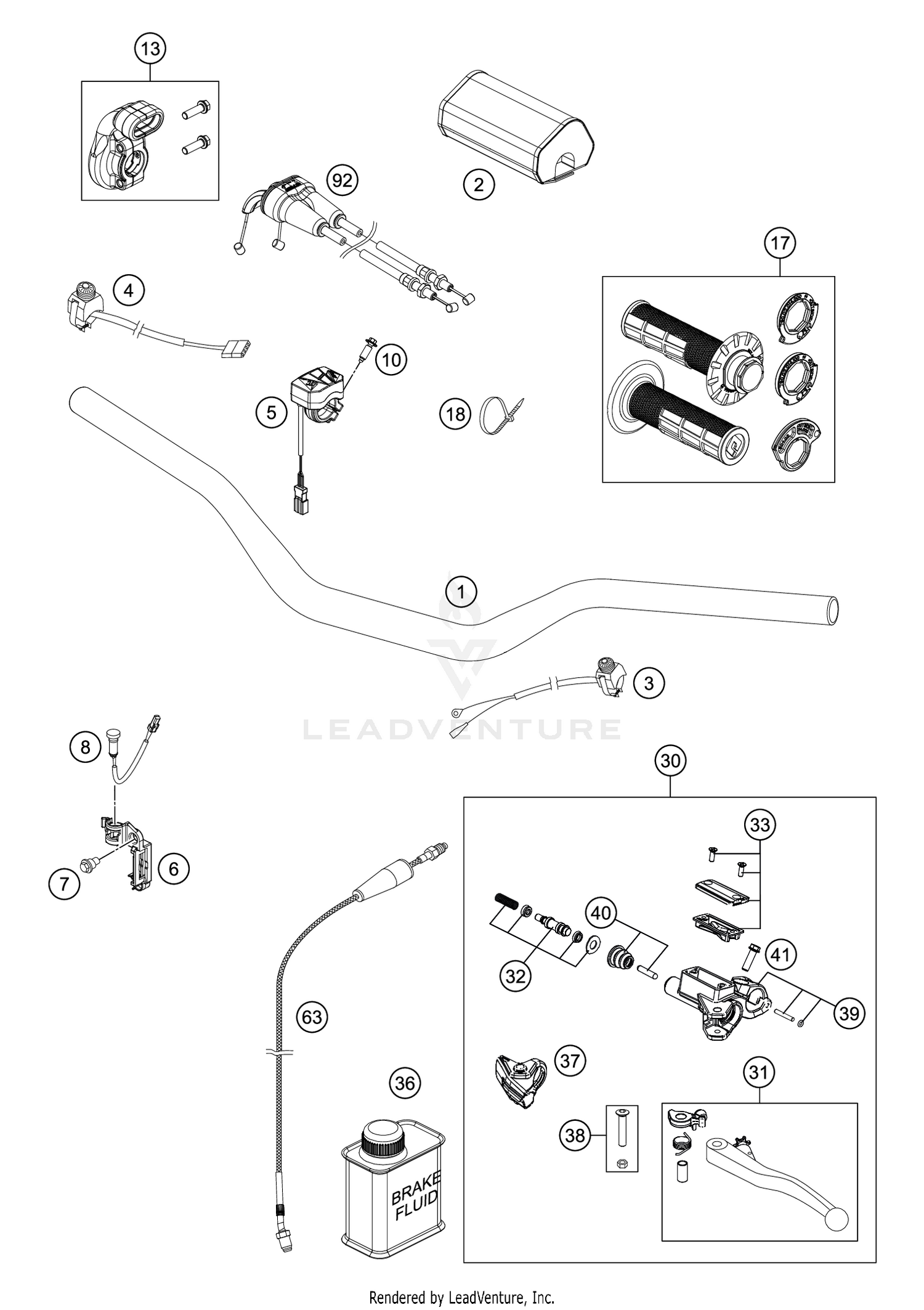 HANDLEBAR, CONTROLS
