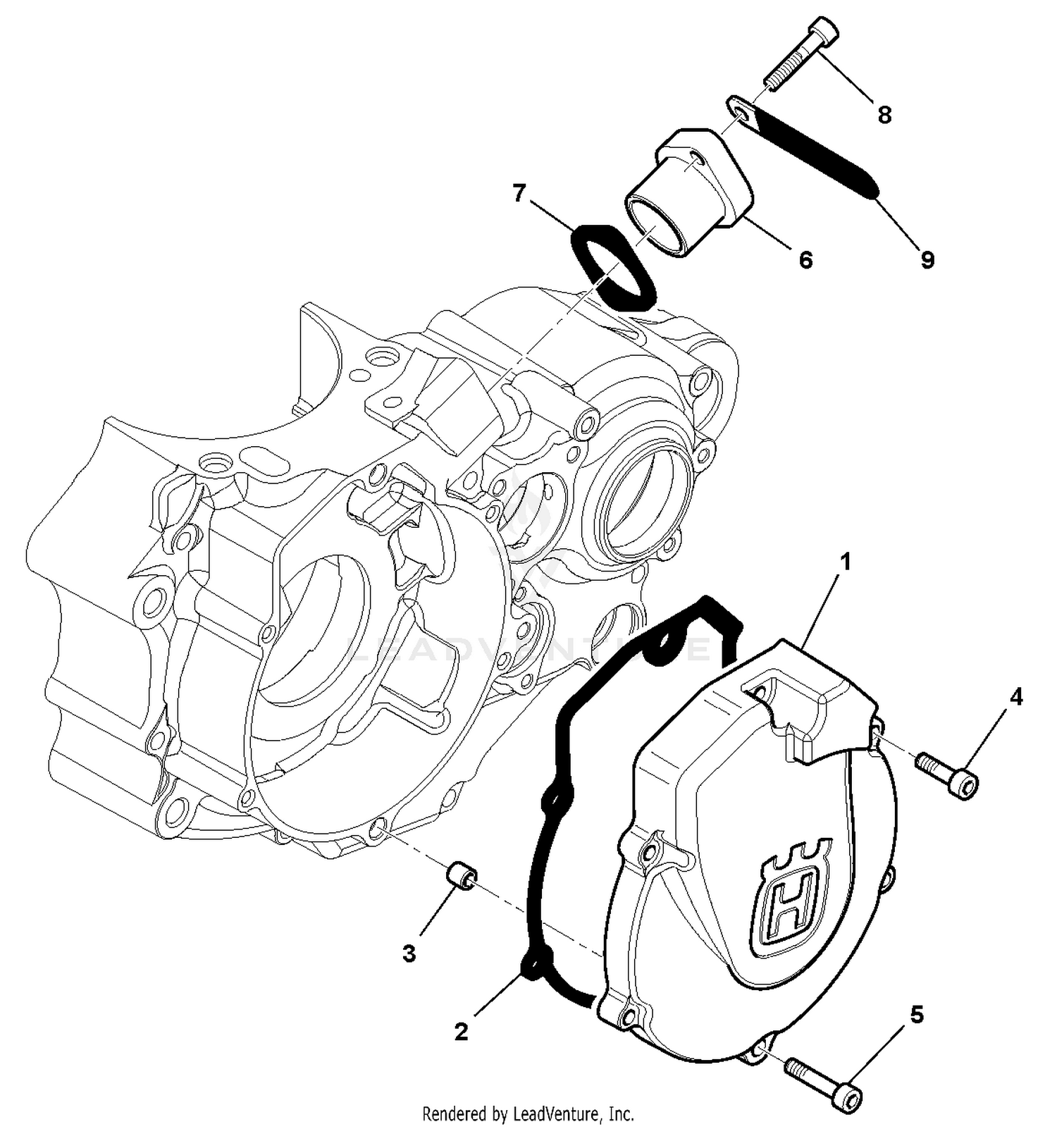 L.H. Half Crankcase Covers