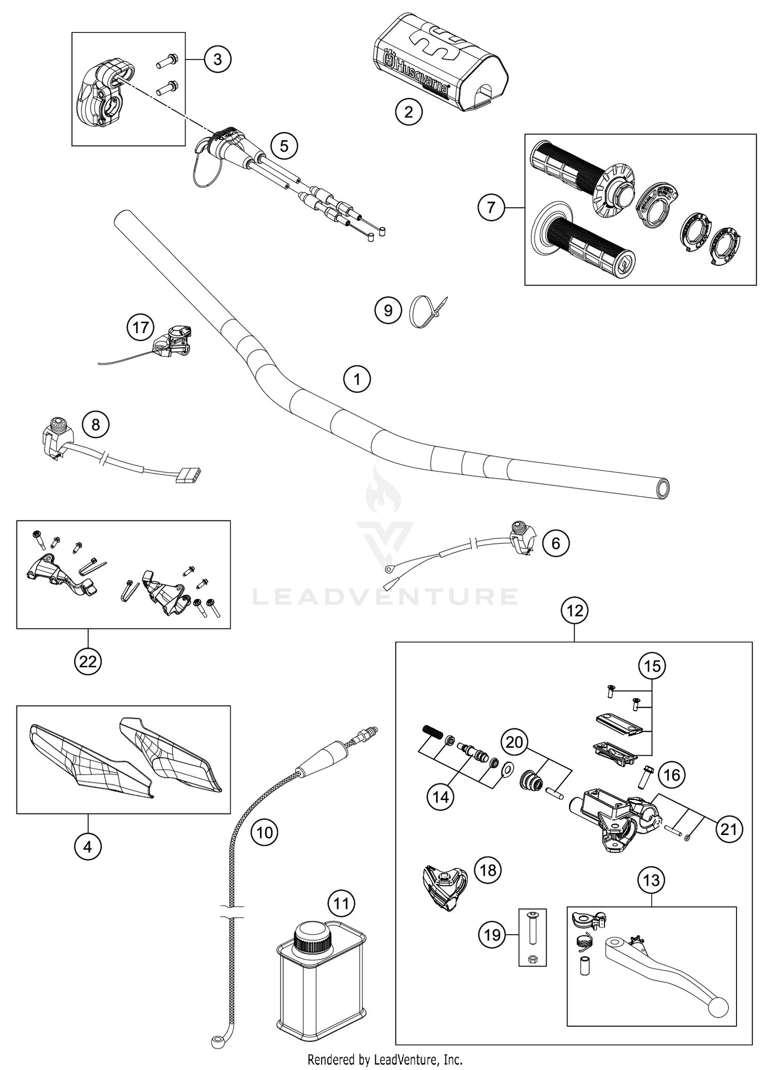 HANDLEBAR, CONTROLS