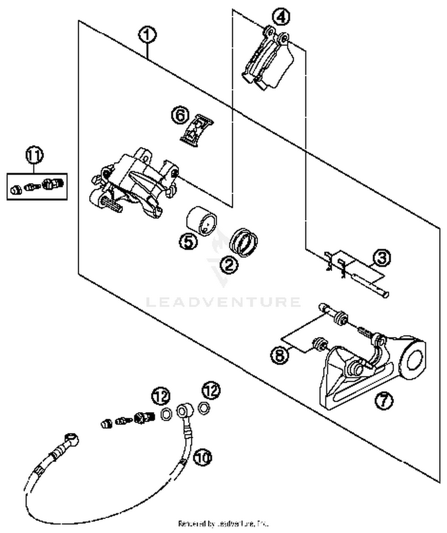 Brake Caliper Rear