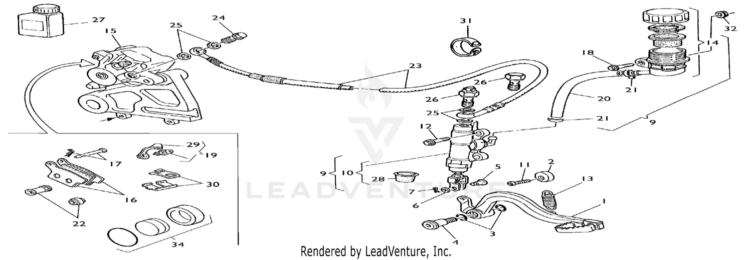 Rear Hydraulic Brake