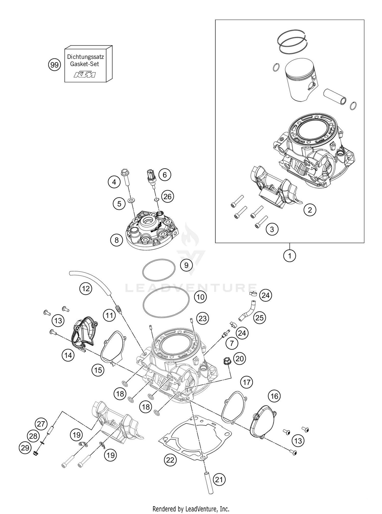 CYLINDER, CYLINDER HEAD